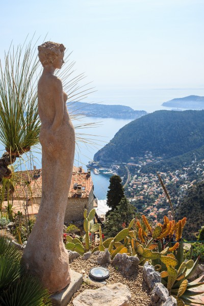 The view from Jardin Exotique d'Ãˆze