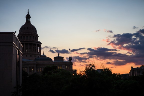 Capitol at sunset