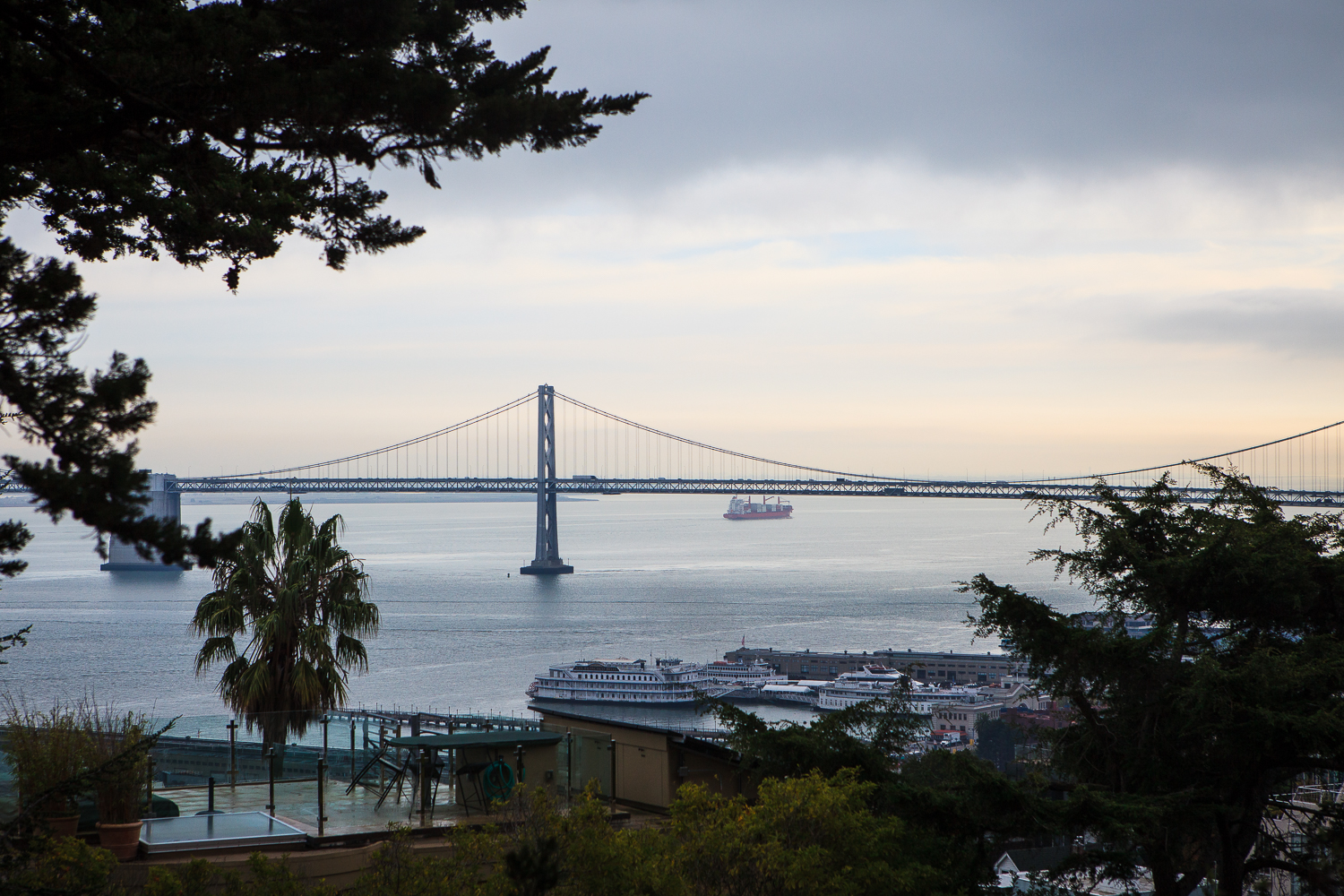 View from the base of Coit Tower